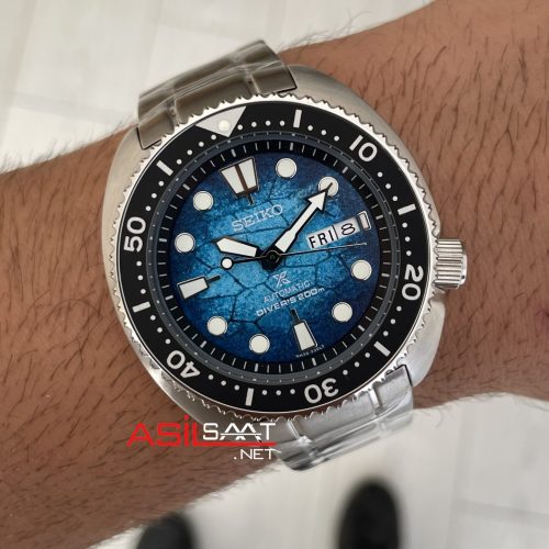 Seiko King Turtle Prospex Limited Edition 45mm Buz Mavisi SRPH59