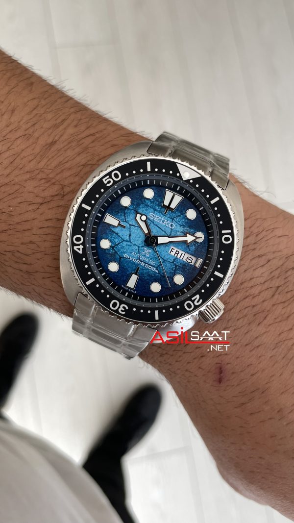 Seiko King Turtle Prospex Limited Edition 45mm Buz Mavisi SRPH59