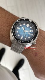 Seiko King Turtle Prospex Limited Edition 45mm Buz Mavisi SRPH59
