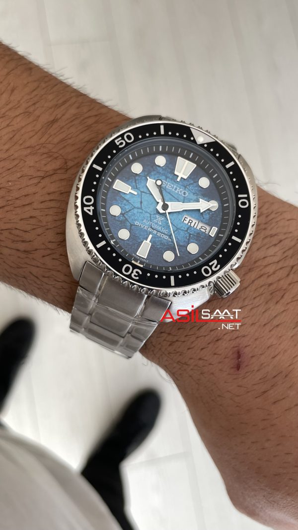 Seiko King Turtle Prospex Limited Edition 45mm Buz Mavisi SRPH59
