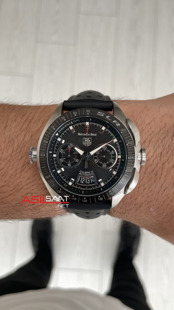 TAG Heuer Mercedes Benz SLR Calibre 17 Chronograph CAG2111 Siyah Kadran 7750 Swiss ETA Saat