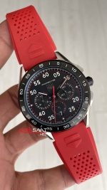 TAG Heuer Porsche Carrera Chronograph 44mm Kırmızı Replika Saat