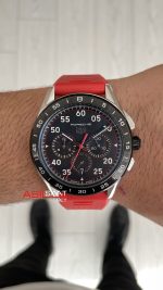TAG Heuer Porsche Carrera Chronograph 44mm Kırmızı Replika Saat