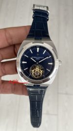 Vacheron Constantin Overseas Tourbillon Mavi Kadran 44mm Replika Saat