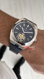 Vacheron Constantin Overseas Tourbillon Mavi Kadran 44mm Replika Saat